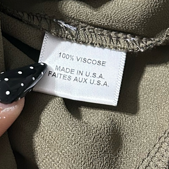 Misa olive green polka dot maxi Size - Picture 6 of 7